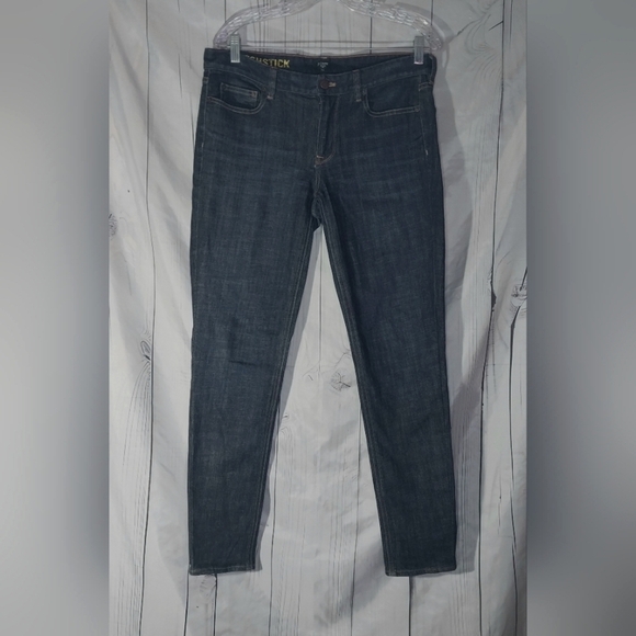 J.Crew Factory Matchstick Women's Dark Blue Jeans Size 30S - Picture 1 of 15